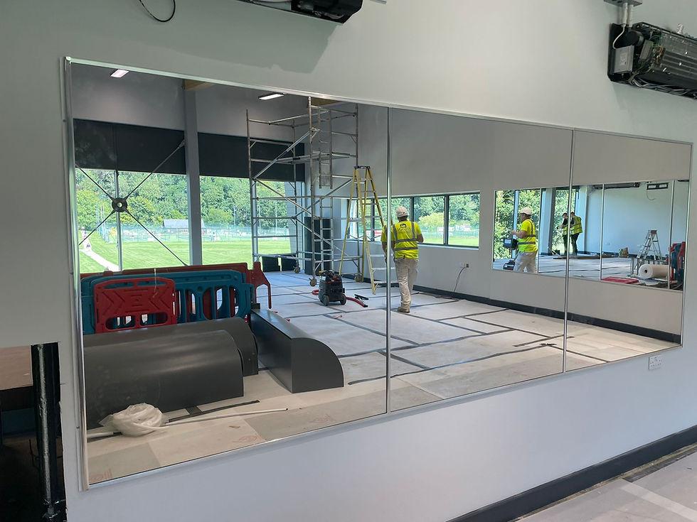 Custom mirror installation
